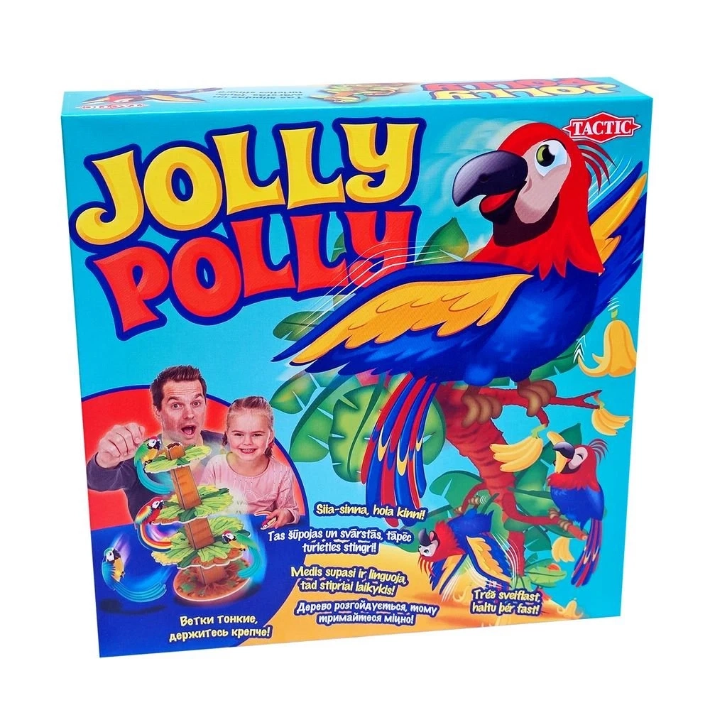 Настольная игра Джолли Полли (Jolly Polly), бренду Tactic, для 2-4 гравців, час гри < 30мин. - KUBIX