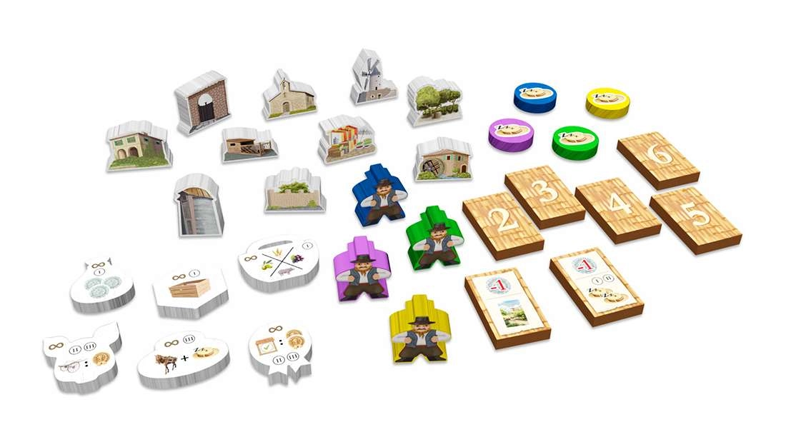 Настольная игра Ла Гранха. Делюкс издание (La Granja: Deluxe Master Set), бренду Board and Dice, для 1-4 гравців, час гри > 60мин. - 2 - KUBIX 