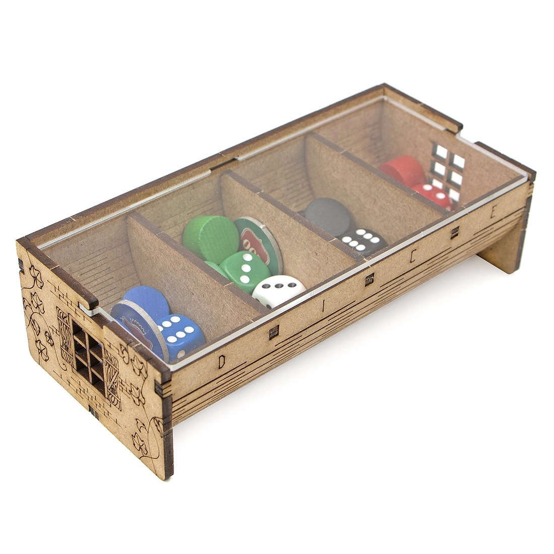 Органайзер для настольной игры Замки Бургундии (Organizer for boardgame Castles of Burgundy), бренду Tower Rex - 8 - KUBIX 