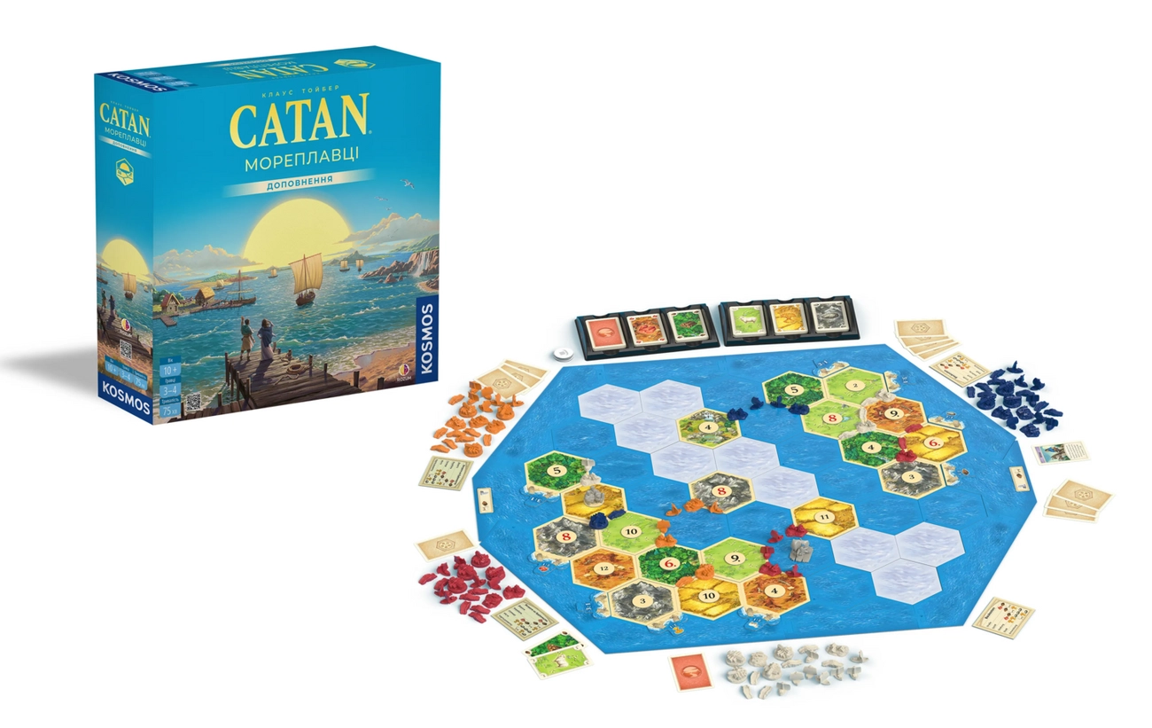 Настільна гра CATAN. Мореплавці (Seafarers), бренду Rozum, для 3-4 гравців, час гри > 60хв. - 5 - KUBIX 
