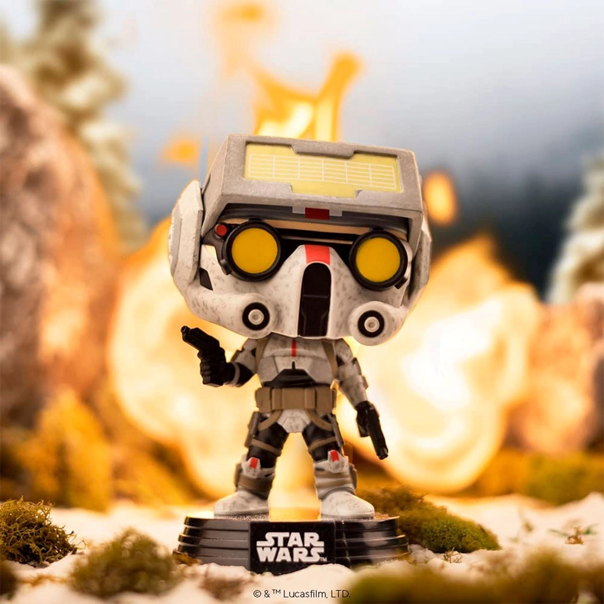 Игровая фигурка FUNKO POP! ТЕХНИК (Tech) Star Wars: #445, бренду Funko - 3 - KUBIX 