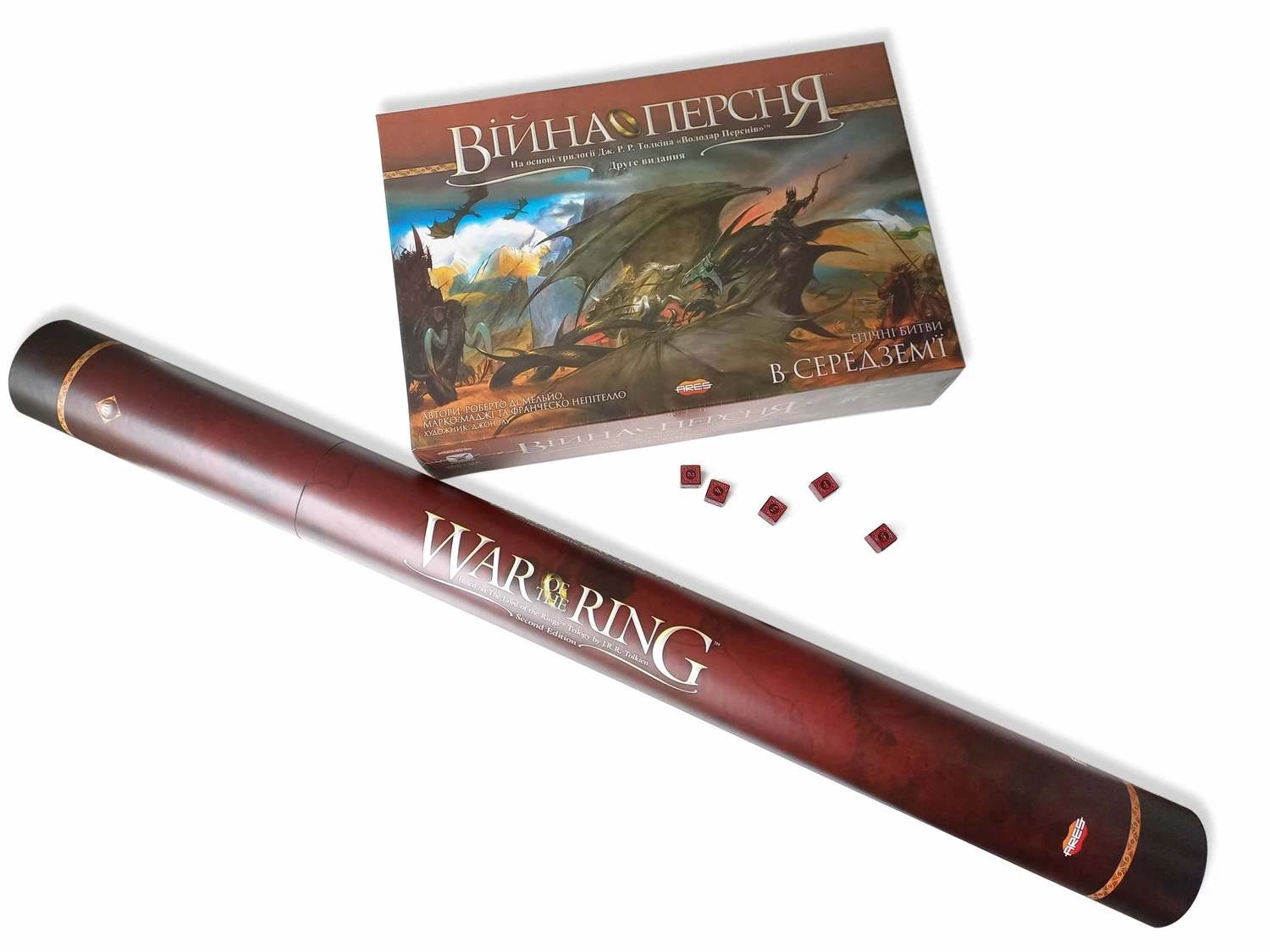 Война Кольца. Игровое поле Делюкс (War of the Ring Deluxe Game Mat), бренду Geekach Games, для 12-12 гравців - 2 - KUBIX 