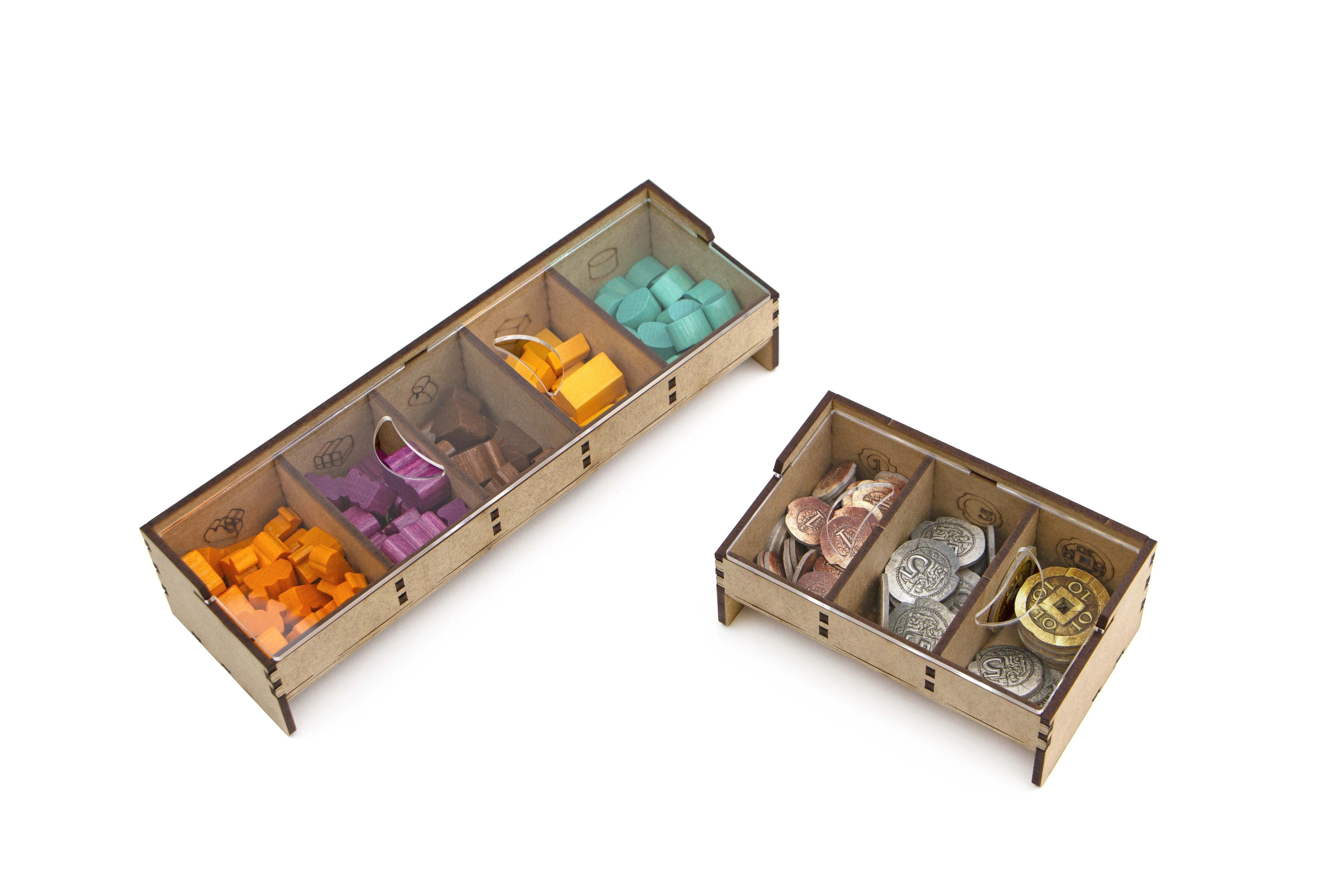 Органайзер для настольной игры Марко Поло II (Organizer for boardgame Marco Polo II), бренду Tower Rex - 7 - KUBIX 