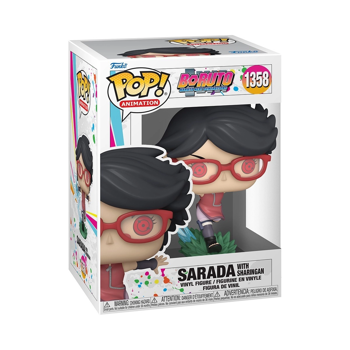 Игровая фигурка FUNKO POP! САРАДА (Sarada with Sharingan) Boruto: #1358, бренду Funko - 4 - KUBIX 