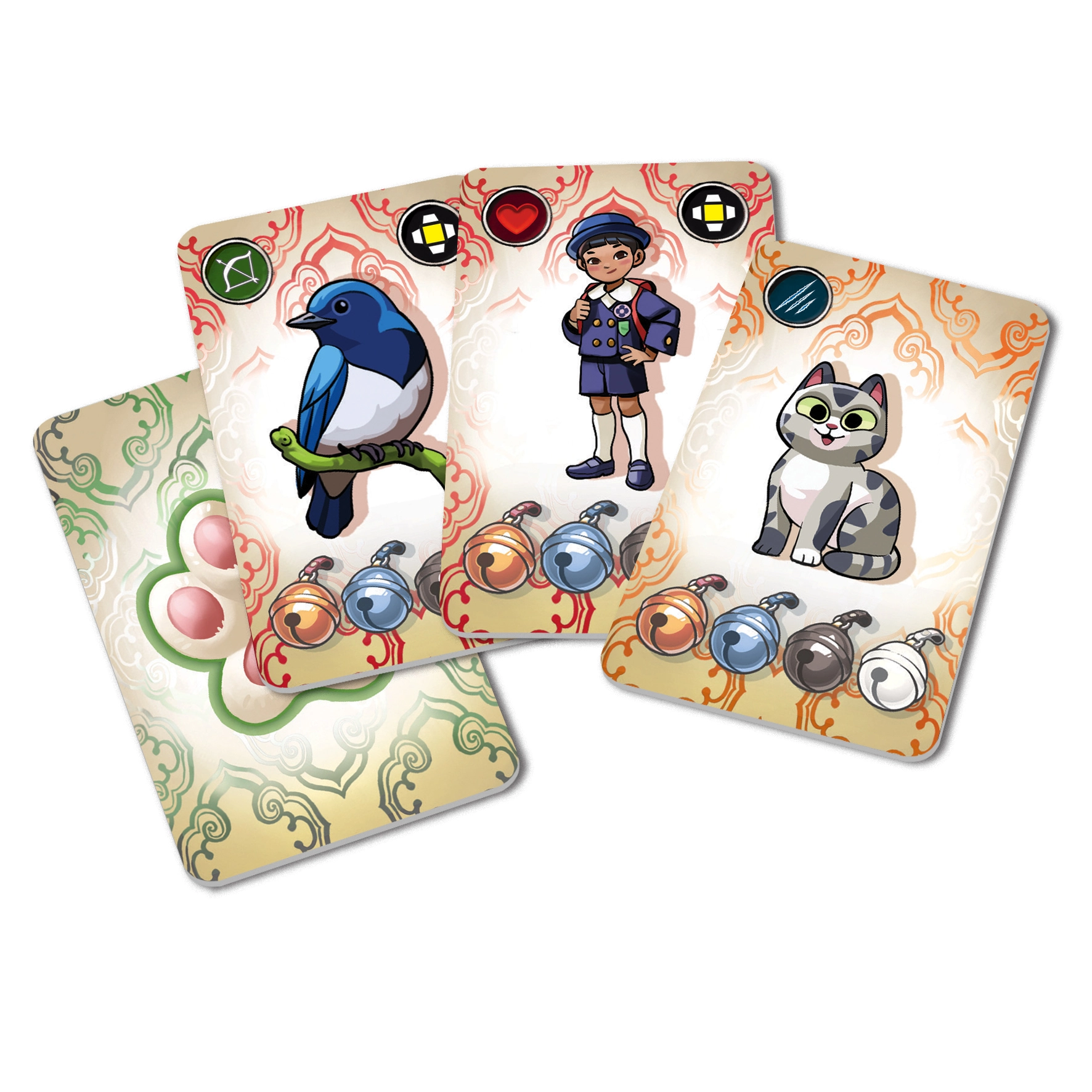 Настольная игра Котики Киото (Kyoto no Neko), бренду Woodcat, для 2-4 гравців, час гри < 60мин. - 3 - KUBIX 