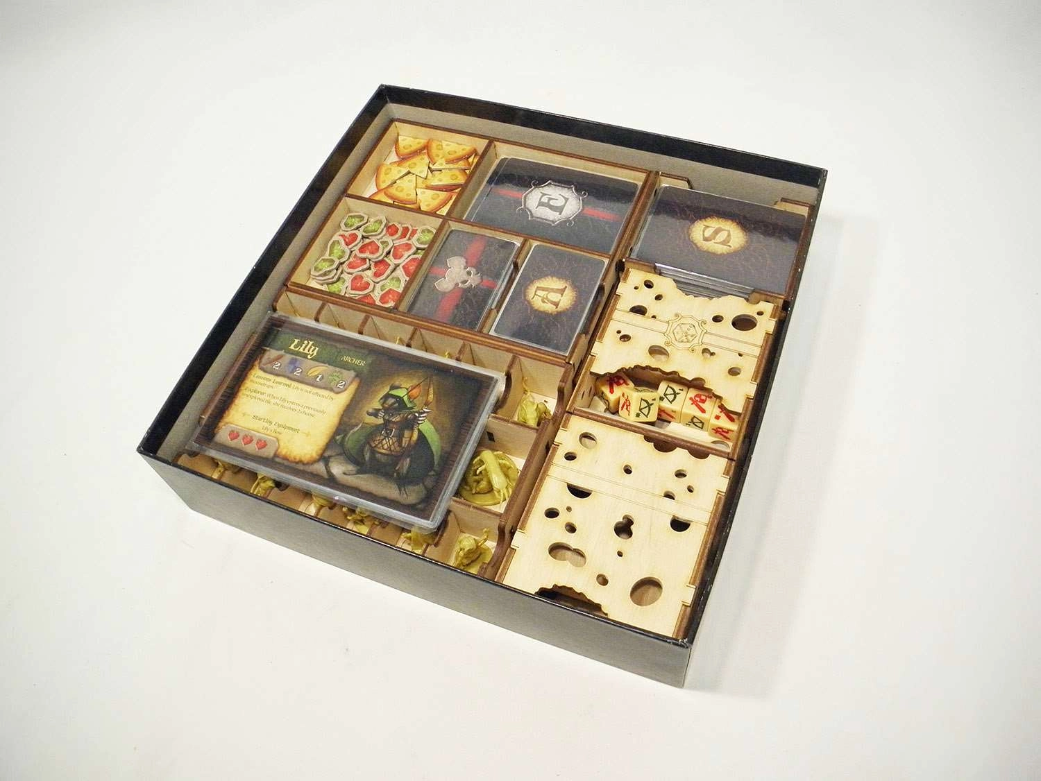 Органайзер для настольной игры Про Мышей и Тайны (Organizer for boardgame Mice and Mystics), бренду Tower Rex - KUBIX