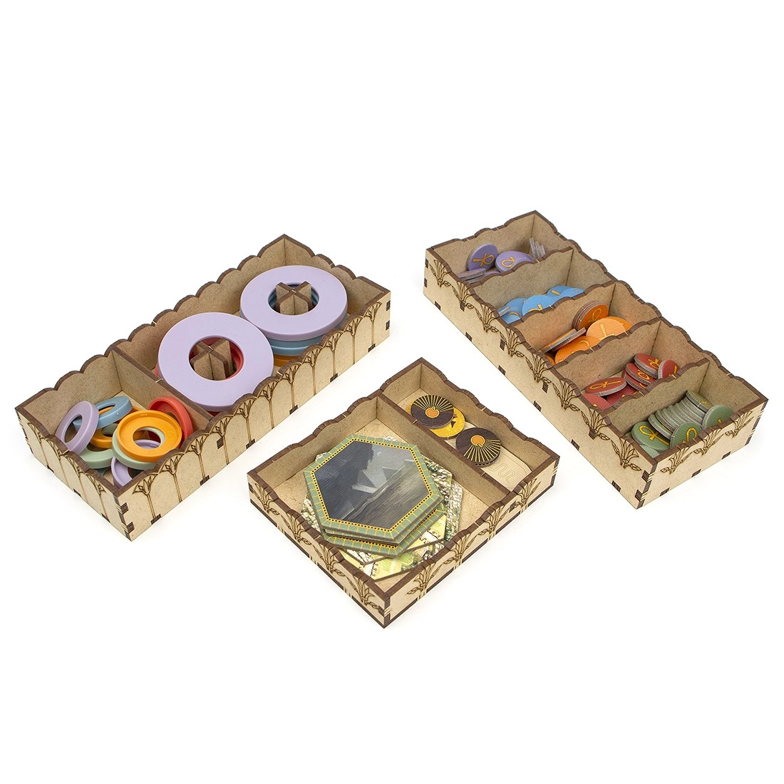 Органайзер для настільної гри Анкх: Боги Єгипту База (Organizer for boardgame Ankh: Gods of Egypt Basic), бренду Tower Rex - 6 - KUBIX 