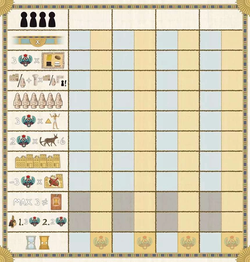 Настольная игра Tekhenu: Obelisk of the Sun (Текхену: Обелиск солнца) (EN), бренду Board and Dice, для 1-4 гравців, час гри < 60мин. - 6 - KUBIX 
