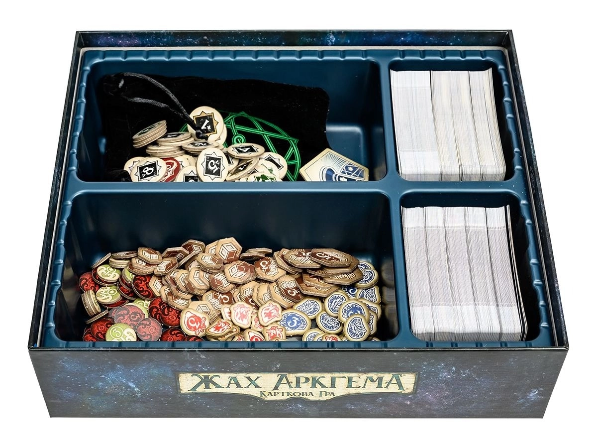Настільна гра Жах Аркгема. Карткова гра. Оновлене видання (Arkham Horror LCG: Revised Core Set), бренду Ігромаг, для 1-4 гравців, час гри < 60хв. - 2 - KUBIX 