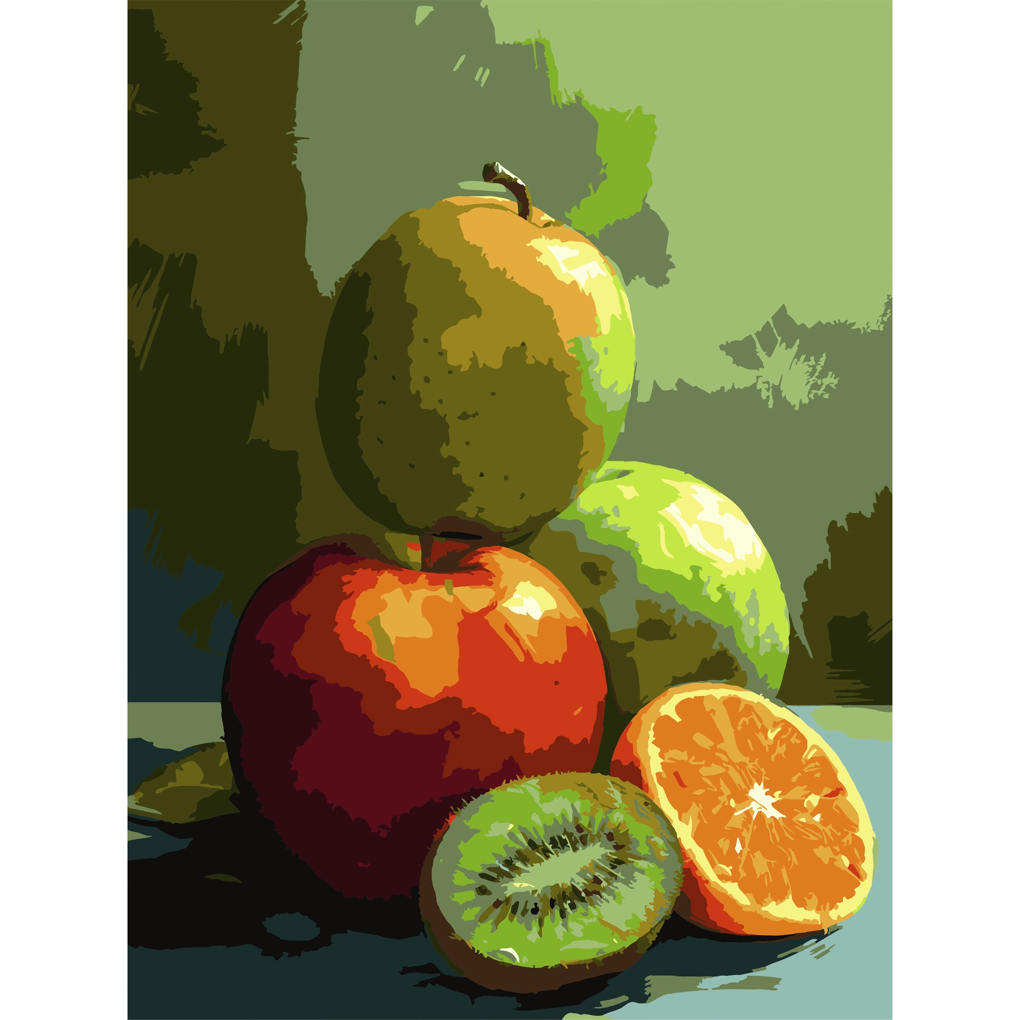 Картина по номерам Сочные фрукты (30х40 см), бренду Strateg - KUBIX