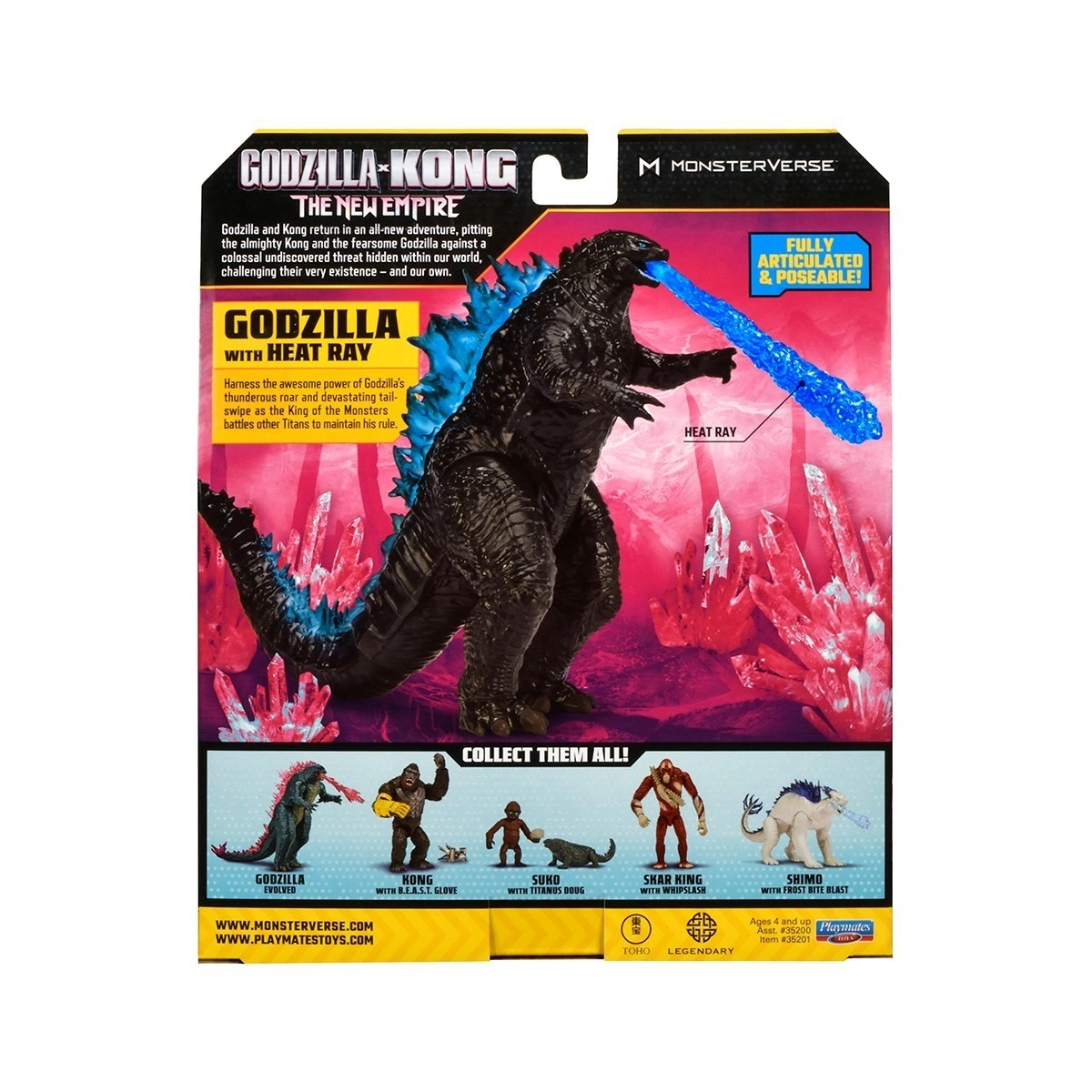 Фигурка GODZILLA X KONG – ГОДЗИЛЛА (15 см), бренду MonsterVerse - 5 - KUBIX 