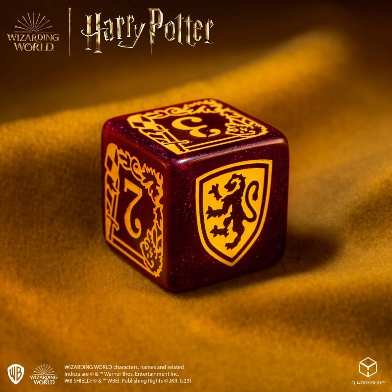Набор кубиков Harry Potter. Gryffindor Modern Dice Set - Красный - 3 - KUBIX 