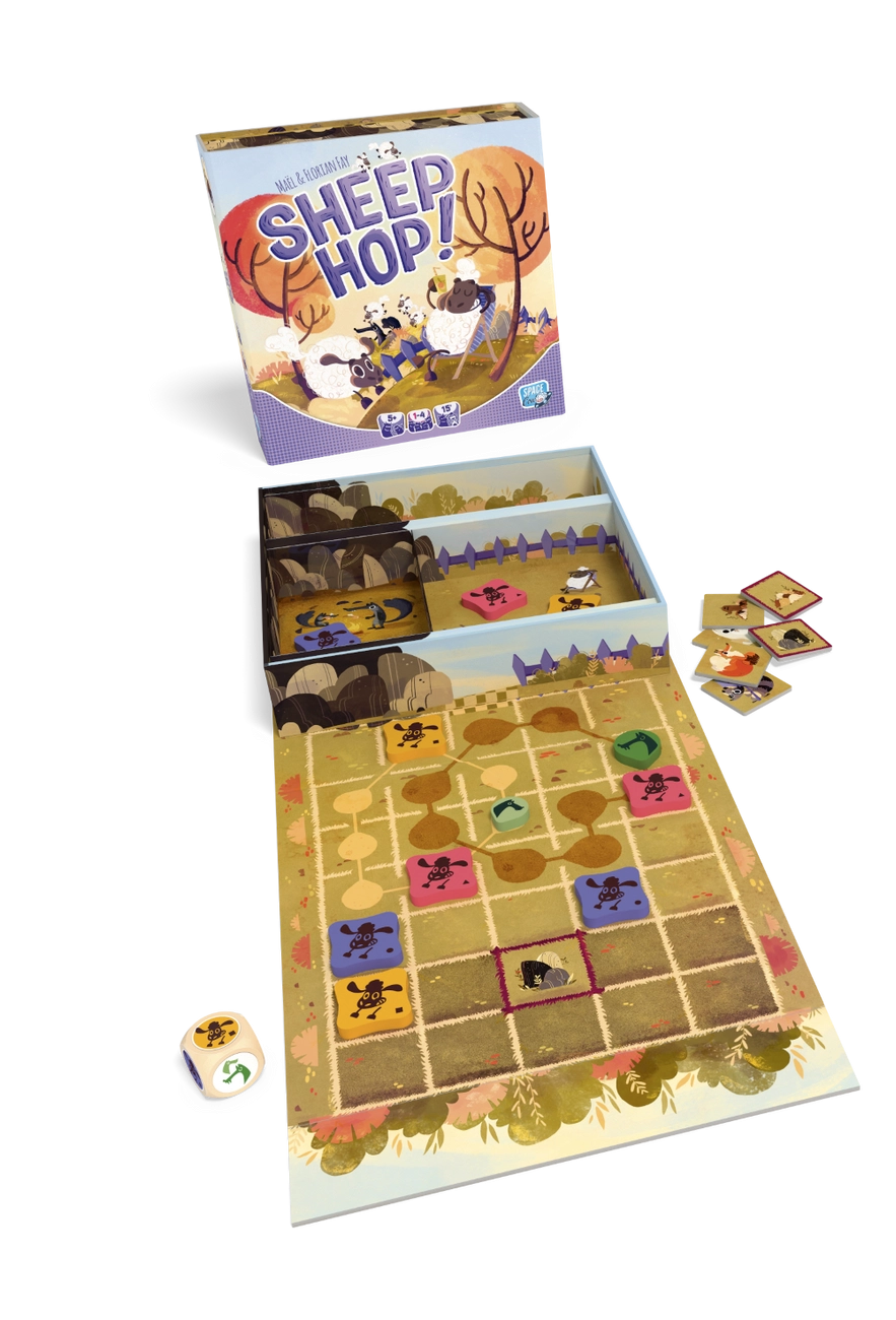 Настільна гра Овеча втеча (Sheep Hop), бренду Ігромаг, для 1-4 гравців, час гри < 30хв. - 3 - KUBIX 