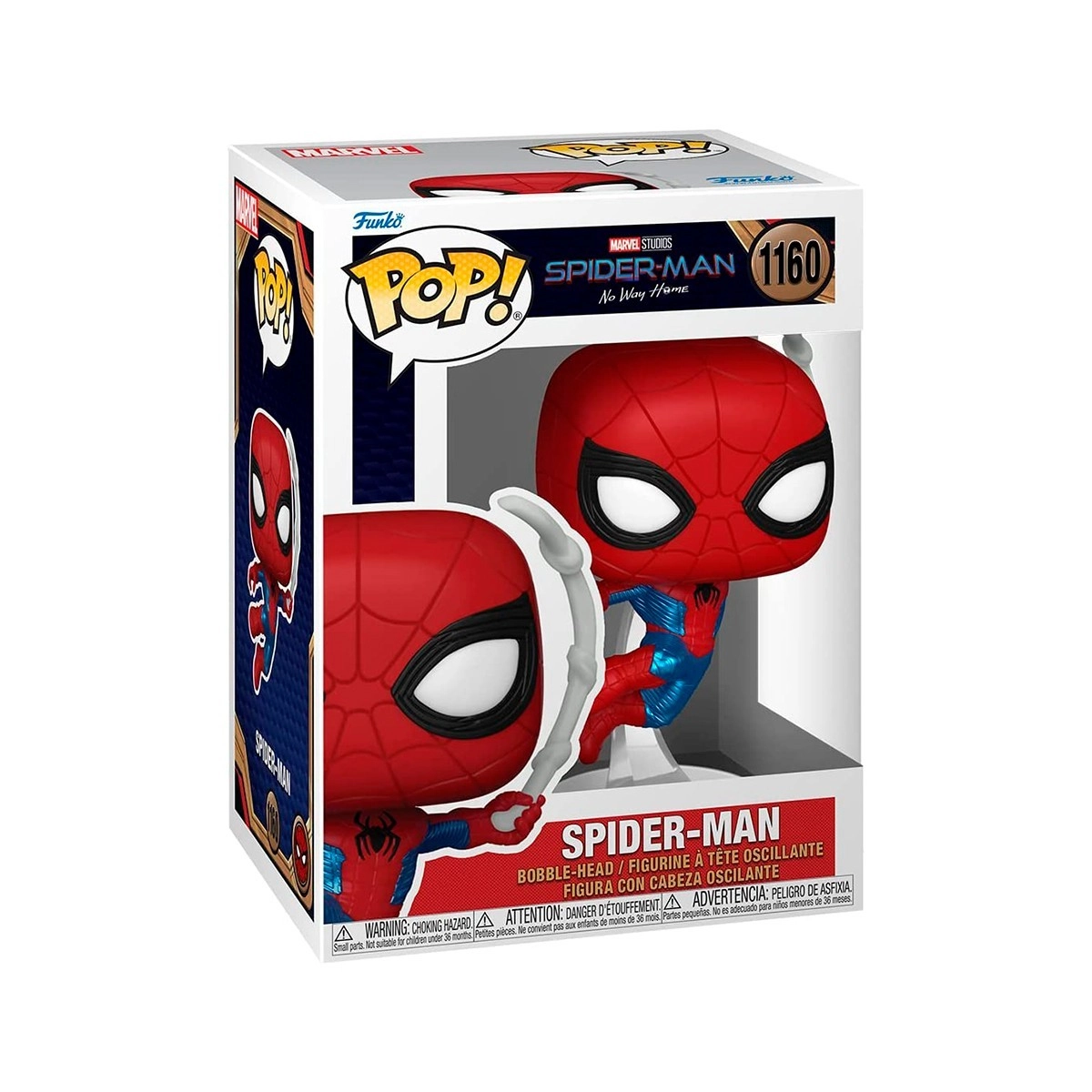 Игровая фигурка FUNKO POP! ЧЕЛОВЕК-ПАУК (финальный костюм) (Spider-Man Finale suit) Marvel: Spider-Man #1160, бренду Funko - 3 - KUBIX 
