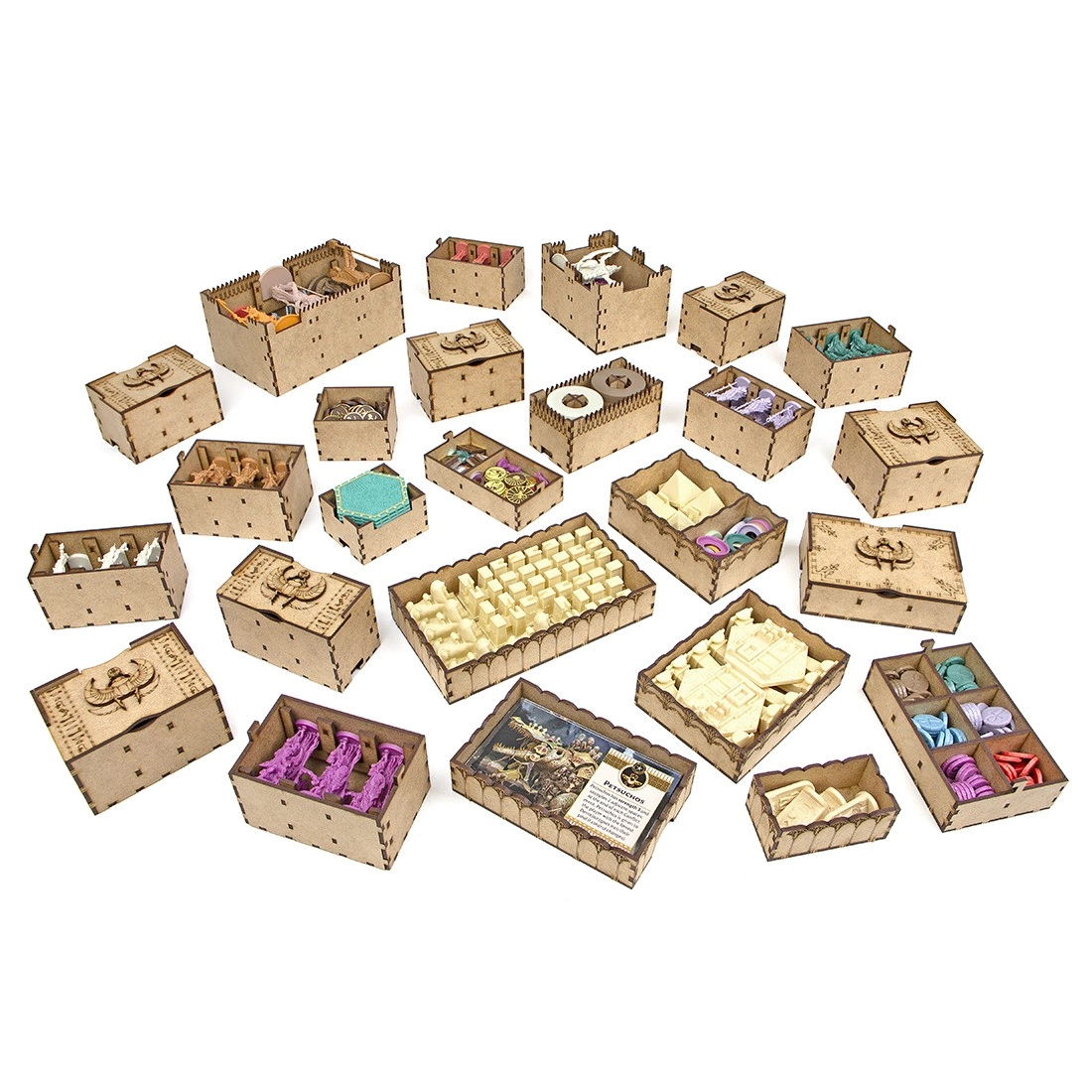Органайзер для настільної гри Анкх: Боги Єгипту + доповнення (Organizer for boardgame Ankh: Gods of Egypt All In), бренду Tower Rex - 2 - KUBIX 