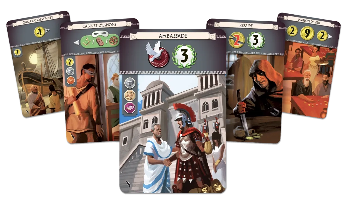 Настільна гра 7 Чудес (2 видання): Міста (7 Wonders (2nd Edition): Cities), бренду Ігромаг, для 3-7 гравців, час гри < 60хв. - 4 - KUBIX 