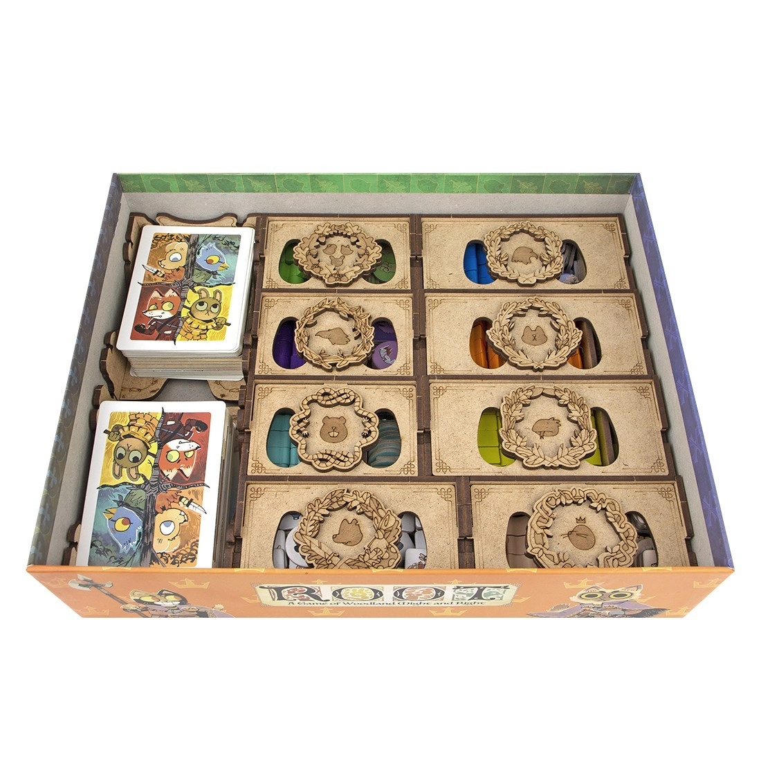 Органайзер для настольной игры Root + все дополнения (Root Board Game + All Expansions organizer), бренду Tower Rex - KUBIX