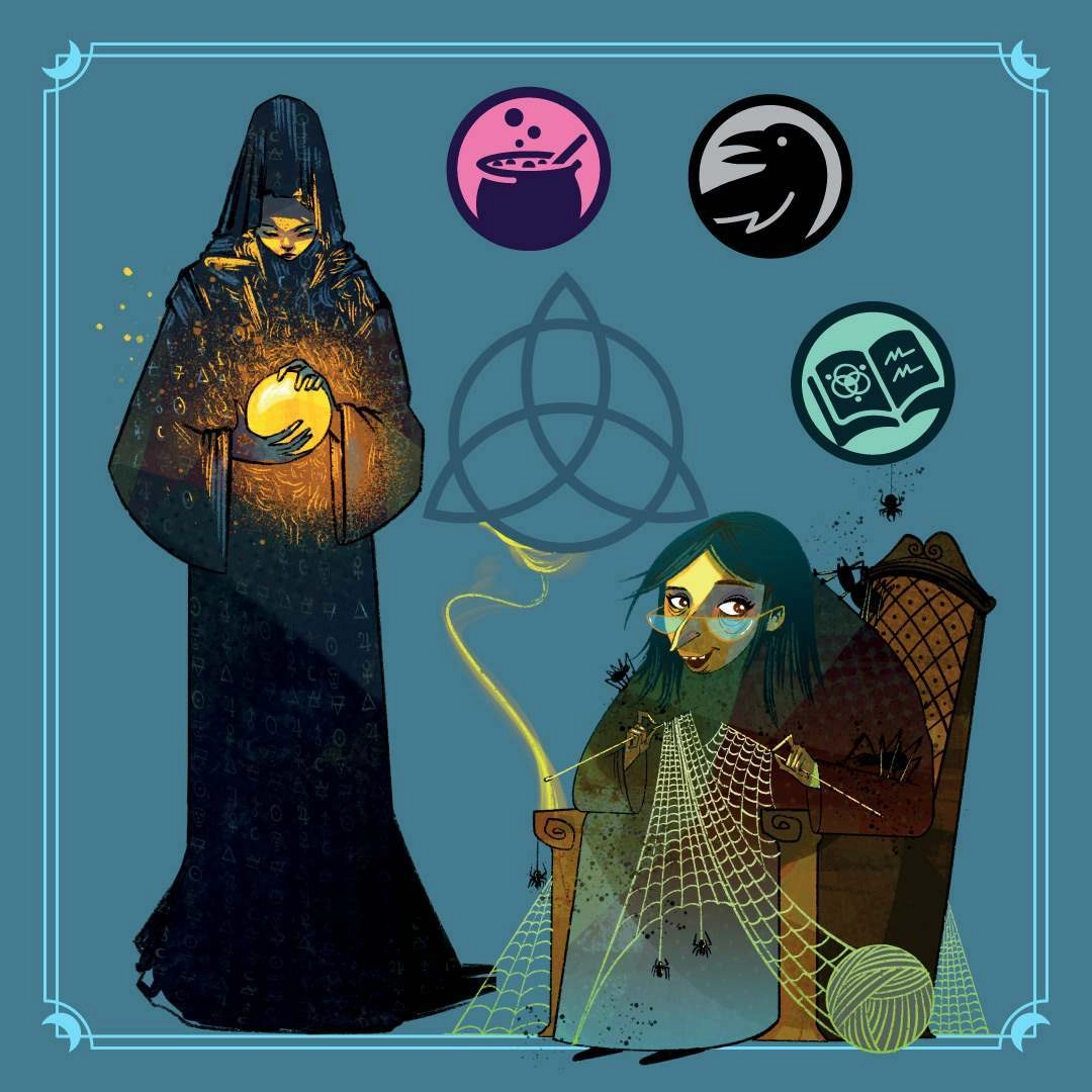 Настільна гра Відьомська круговерть (Whirling Witchcraft), бренду Ігромаг, для 2-5 гравців, час гри < 30хв. - 17 - KUBIX 