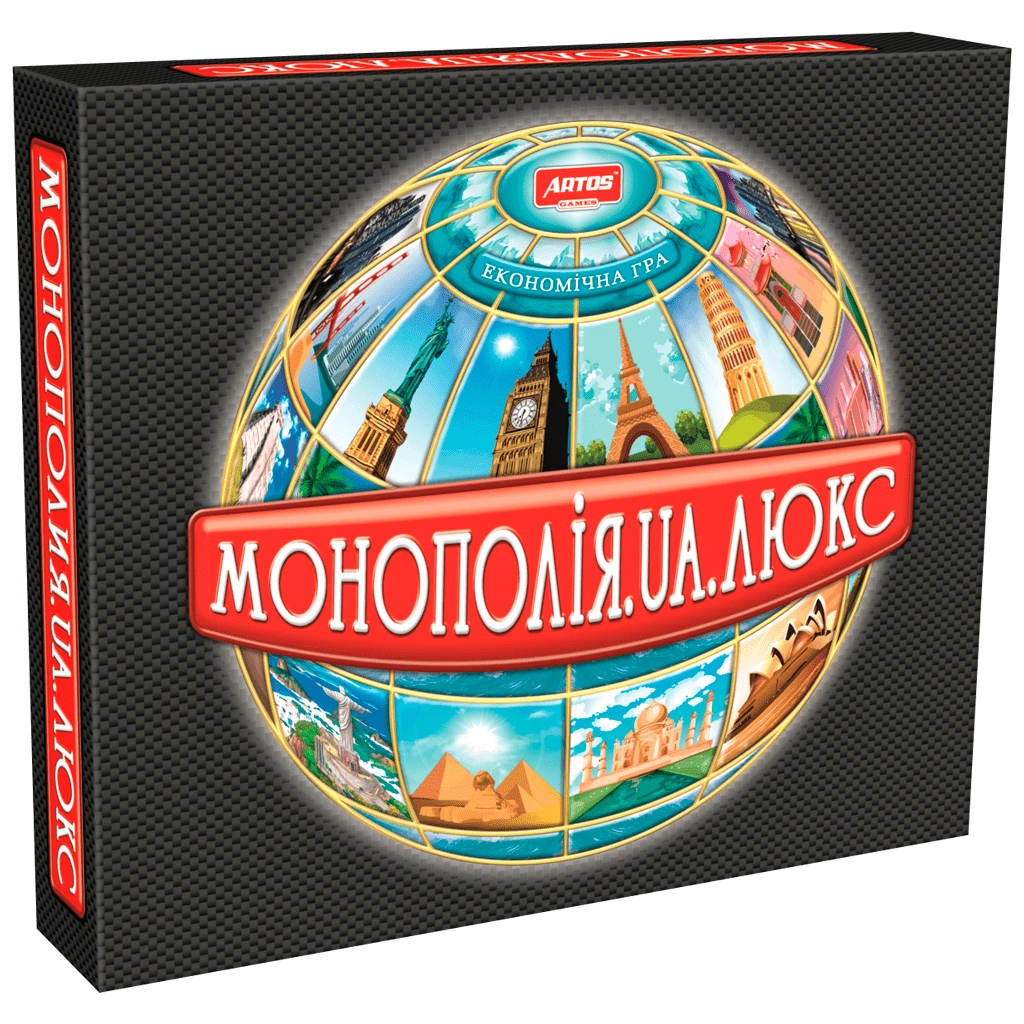 Настільна гра Монополія-Люкс, бренду Artos games, для 2-4 гравців, час гри < 30хв. - KUBIX