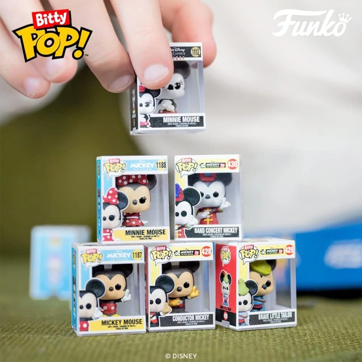 Набор фигурок BITTY POP! серии ДИСНЕЙ (4 фигурки), бренду Funko - 6 - KUBIX 