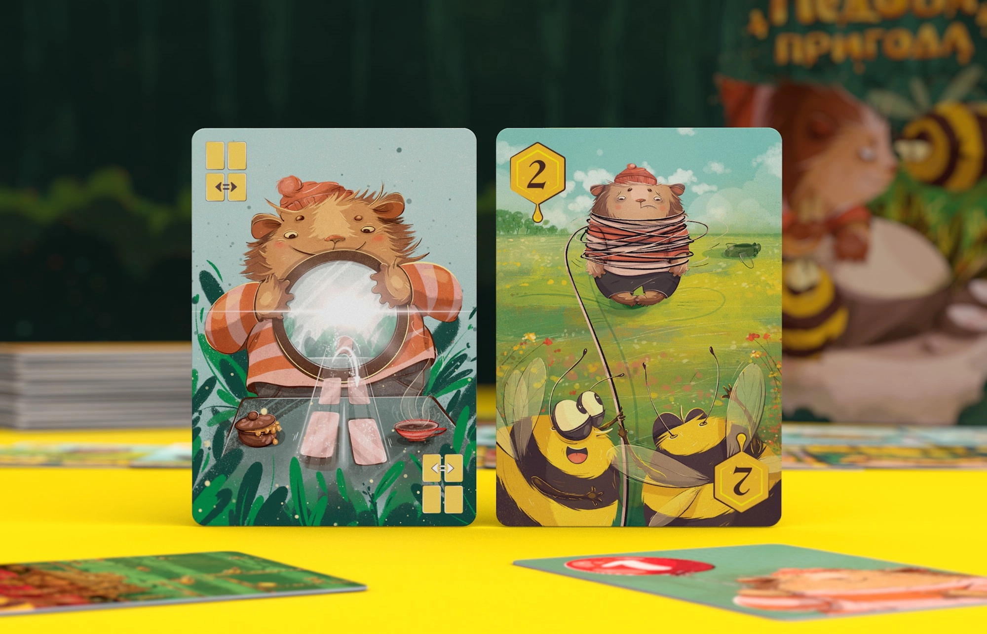 Настольная игра Медовая приключение (Honey adventure), бренду Geekach Games, для 2-6 гравців, час гри < 30мин. - 7 - KUBIX 
