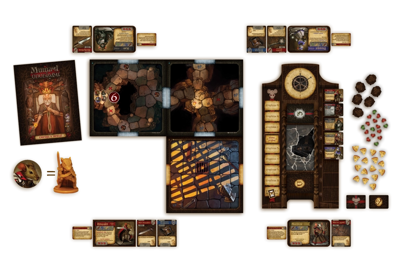 Настільна гра Мишачі оповідки (Mice and Mystics), бренду Lord of Boards, для 1-4 гравців, час гри < 60хв. - 4 - KUBIX 