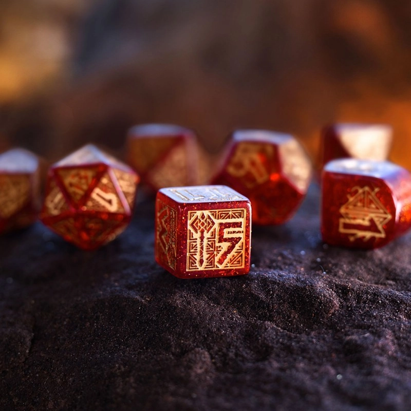 Набор кубиков Dwarven Jewels Modern Dice Set - 4 - KUBIX 