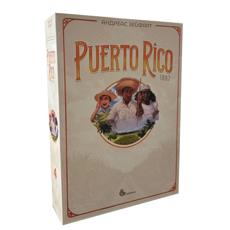 Настольная игра Пуэрто-Рико 1897 (Puerto Rico 1897), бренду Lelekan, для 2-5 гравців, час гри > 60мин. - KUBIX