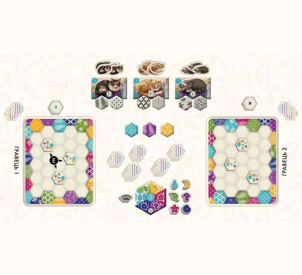 Настольная игра Каліко (Calico), бренду Lord of Boards, для 1-4 гравців, час гри < 30мин. - 14 - KUBIX 