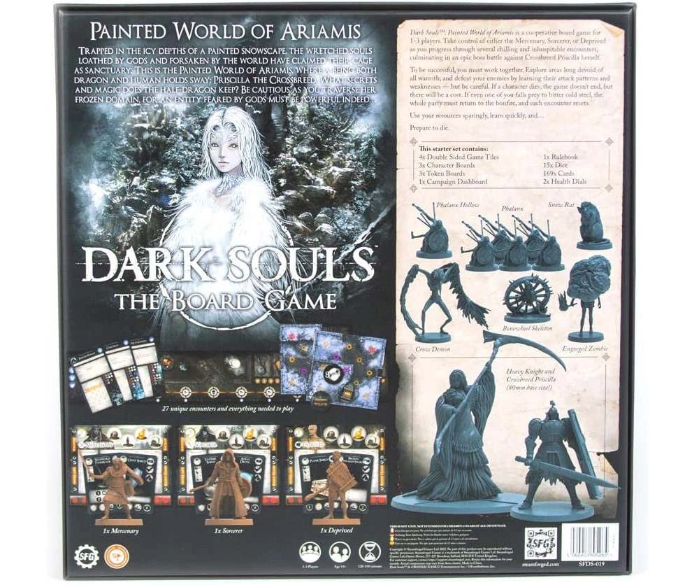 Настільна гра Темні Душі: Намальований Світ Аріаміса (Dark Souls: The Board Game. Painted World of Ariamis) (EN), бренду Steamforged Games Ltd., для 1-3 гравців, час гри > 60хв. - 2 - KUBIX 