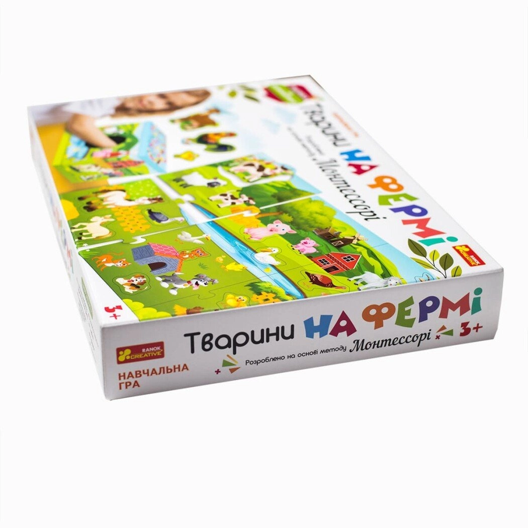 Настольная игра Животные на ферме, бренду Ранок, для 1-3 гравців - 11 - KUBIX 