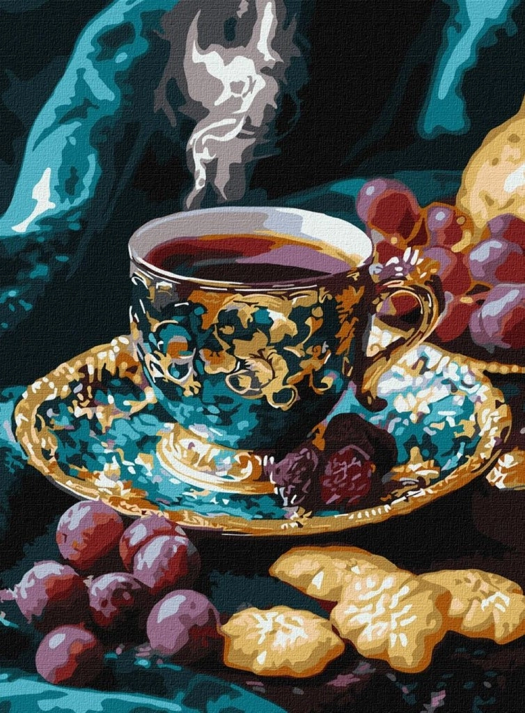 Картина за номерами Турецька кава (30х40 см), бренду Ідейка - KUBIX