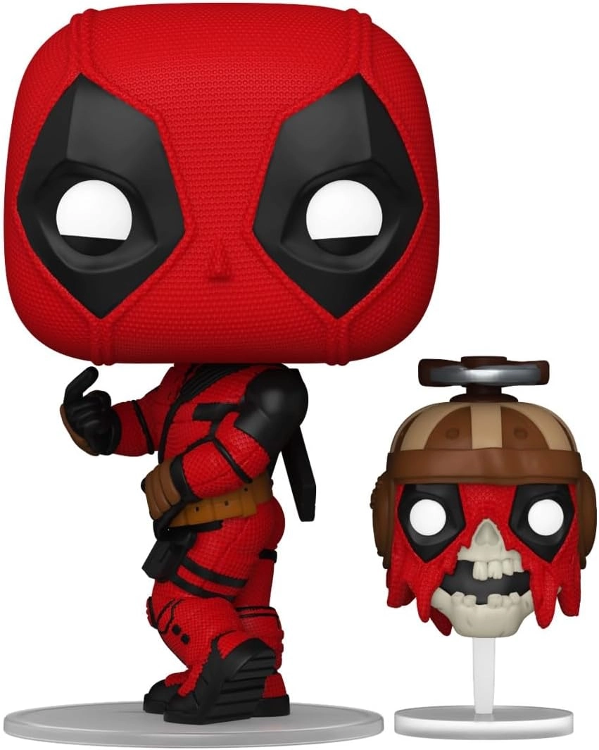 Игровая фигурка FUNKO POP! Дэдпул с Хедпулом Deadpool & Wolverine (Deadpool & Wolverine) Marvel #1400, бренду Funko - KUBIX