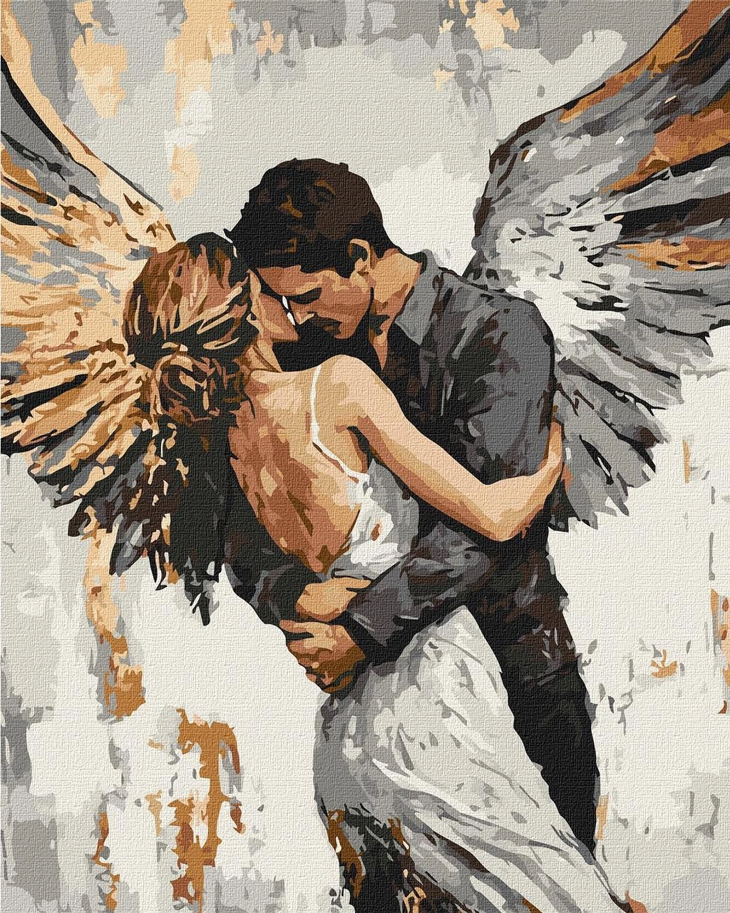 Картина по номерам Обійми ангела (40х50 см), бренду Ідейка - KUBIX