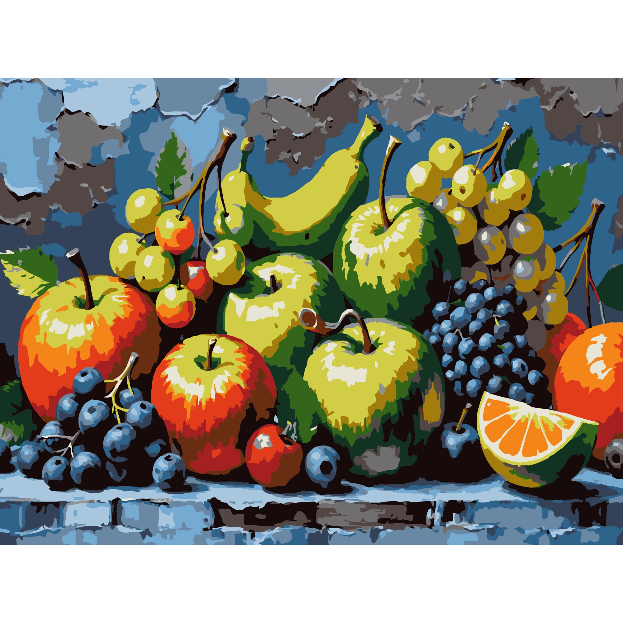 Картина за номерами Фруктова класика (30х40 см), бренду Strateg - KUBIX