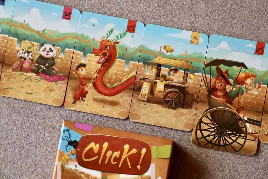 Настільна гра Клац! Великий китаський мур (Click! The Great Wall), бренду Games 7Days, для 2-4 гравців, час гри < 30хв. - 5 - KUBIX 