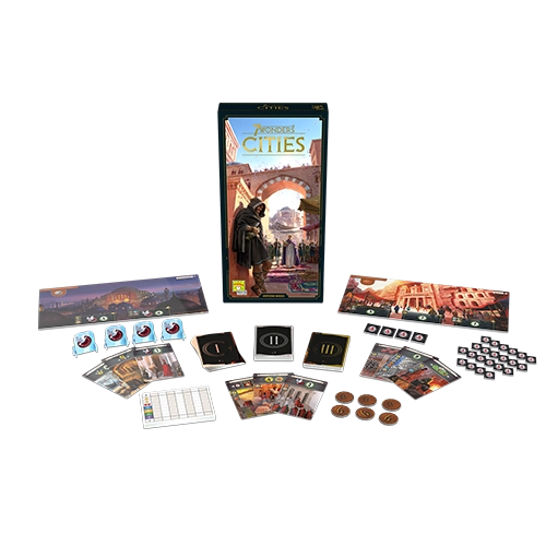 Настольная игра 7 Чудес (2 издание): Города (7 Wonders (2nd Edition): Cities), бренду Игромаг, для 3-7 гравців, час гри < 60мин. - 2 - KUBIX 