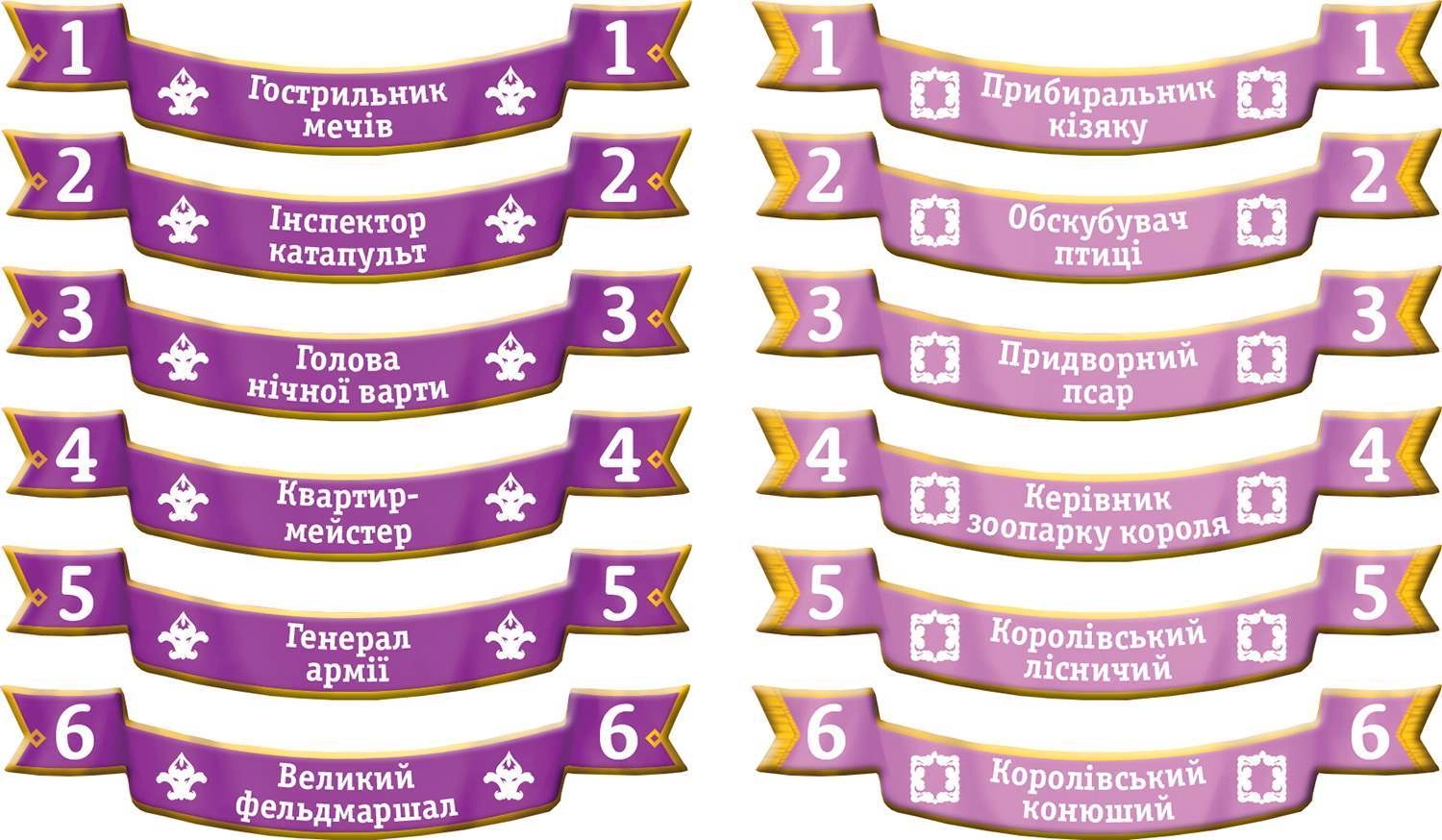 Настільна гра За короля (і за мене) (For the King (and Me)), бренду Games 7Days, для 2-5 гравців, час гри < 30хв. - 7 - KUBIX 