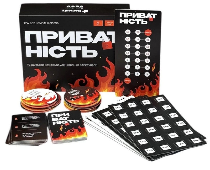 Настольная игра Конфиденциальность, бренду Gamesly, для 5-10 гравців, час гри < 30мин. - 2 - KUBIX 