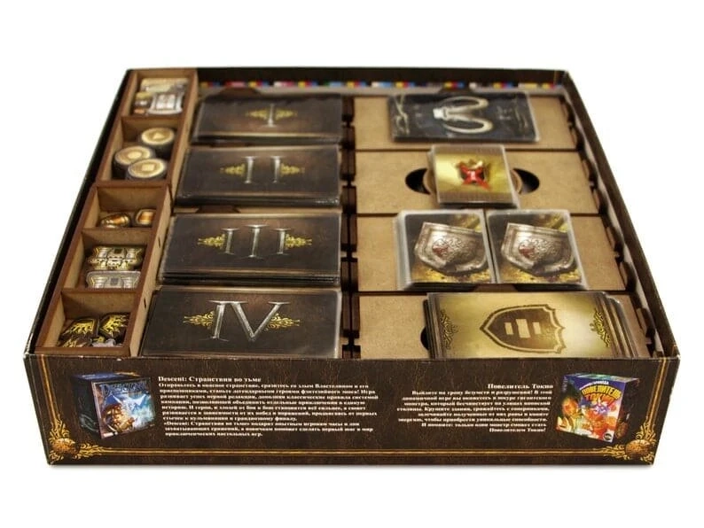 Органайзер для настольной игры Игра Престолов + Мать драконов (Organizer for boardgame A Game of Thrones + Mother of Dragons), бренду Tower Rex - 5 - KUBIX 