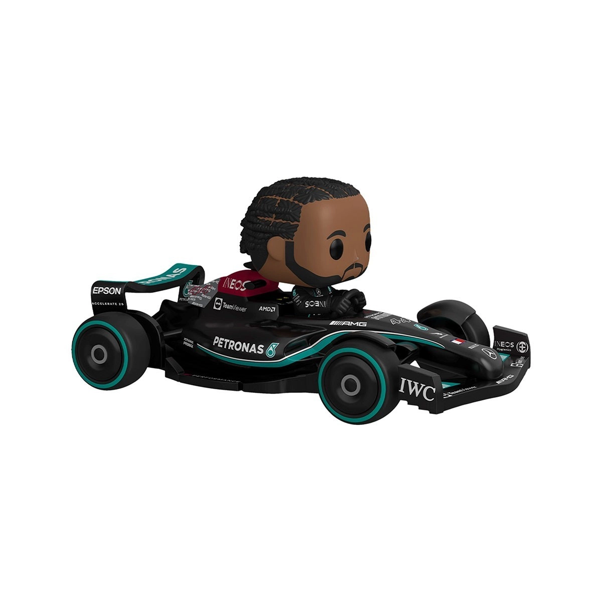 Игровая фигурка FUNKO POP! ЛЬЮИС ХЭМИЛТОН НА МАШИНЕ (Lewis Hamilton) Formula 1: #308, бренду Funko - KUBIX