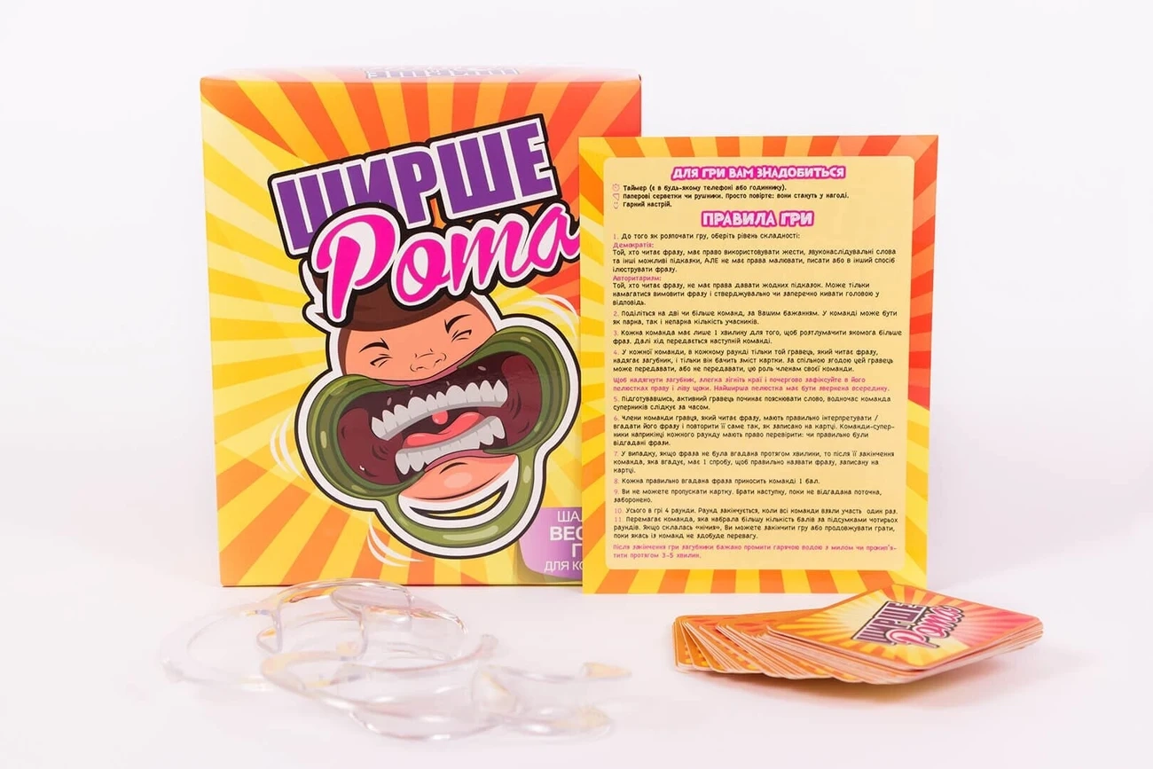 Настольная игра Шире Рот, бренду Fun Games Shop, для 4-6 гравців, час гри < 30мин. - 3 - KUBIX 