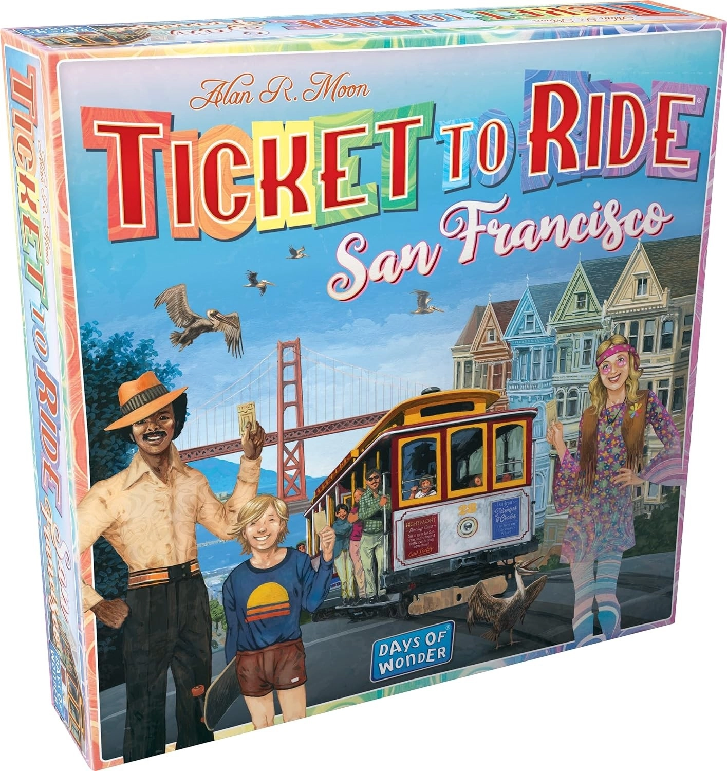 Настольная игра Ticket to Ride: San Francisco (Билет на поезд. Сан Франциско) (EN), бренду Days of Wonder, для 2-4 гравців, час гри < 30мин. - KUBIX