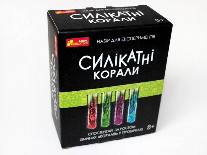 Набір для експериментів Силікатні корали, бренду Ранок, для 1-4 гравців - 2 - KUBIX 