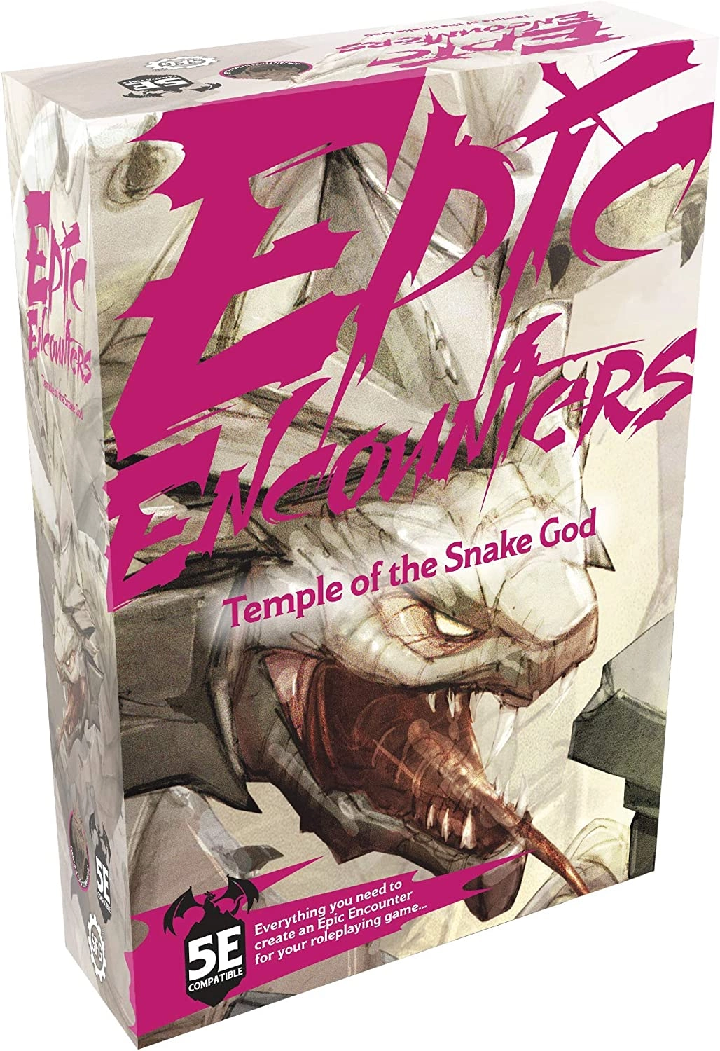 Настольная игра Эпические Столкновения: Храм Змеиного Бога (Epic Encounters: Temple of the Snake God) (EN), бренду Steamforged Games Ltd. - KUBIX
