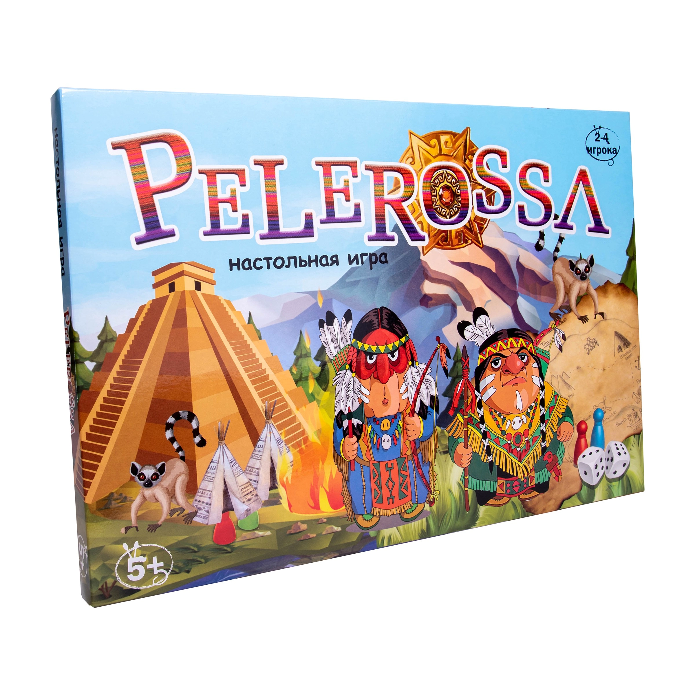 Настольная игра Pelerossa (РУ), бренду Strateg, для 2-4 гравців, час гри < 30мин. - KUBIX