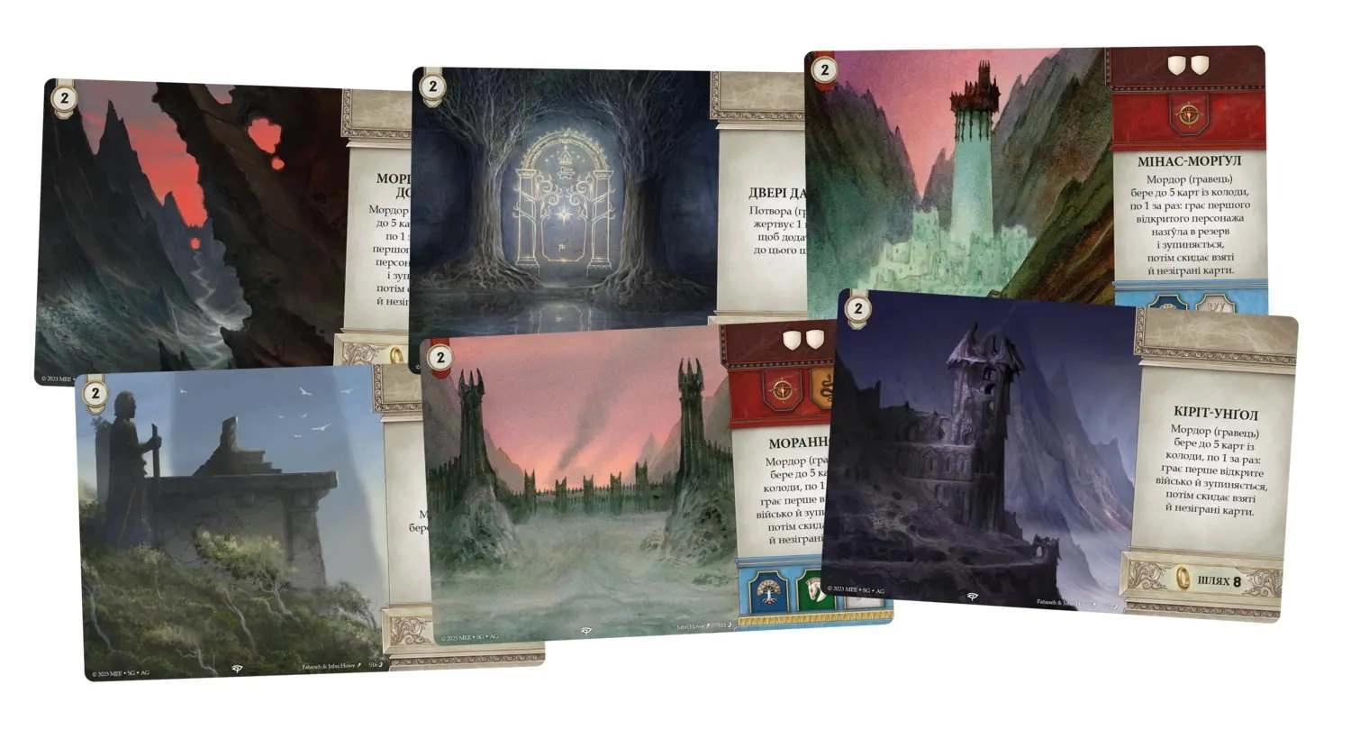 Настольная игра Война Кольца. Карточная игра. Против Тени (War of the Ring: The Card Game. Against the Shadow), бренду Geekach Games, для 1-2 гравців, час гри < 60мин. - 3 - KUBIX 