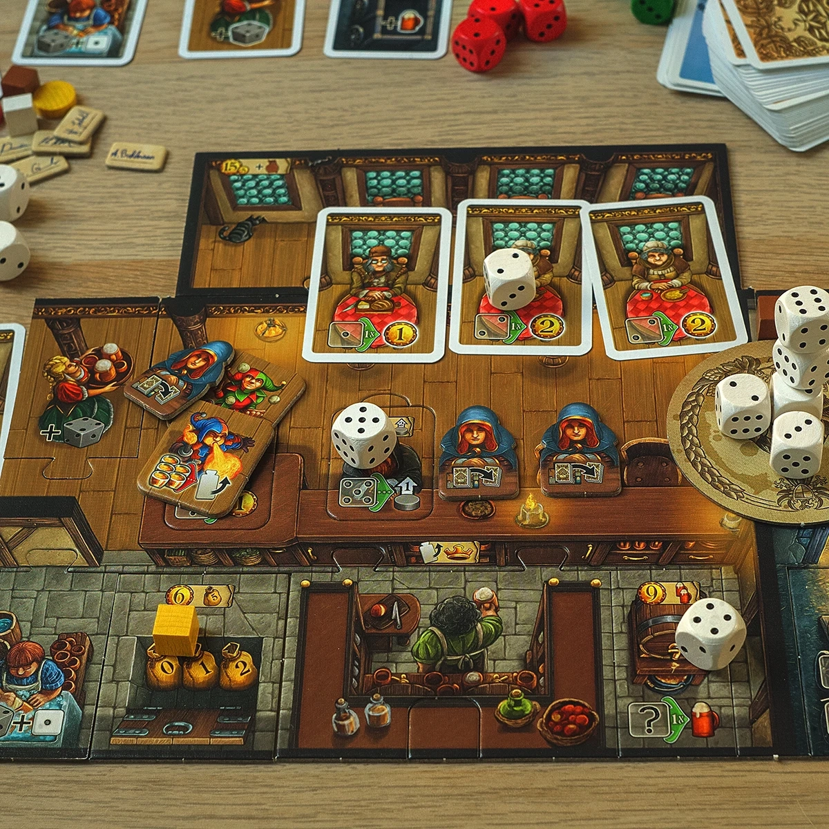 Настольная игра Таверни Тифтеналя (The Taverns of Tiefenthal), бренду YellowBox, для 2-4 гравців, час гри < 60мин. - 5 - KUBIX 
