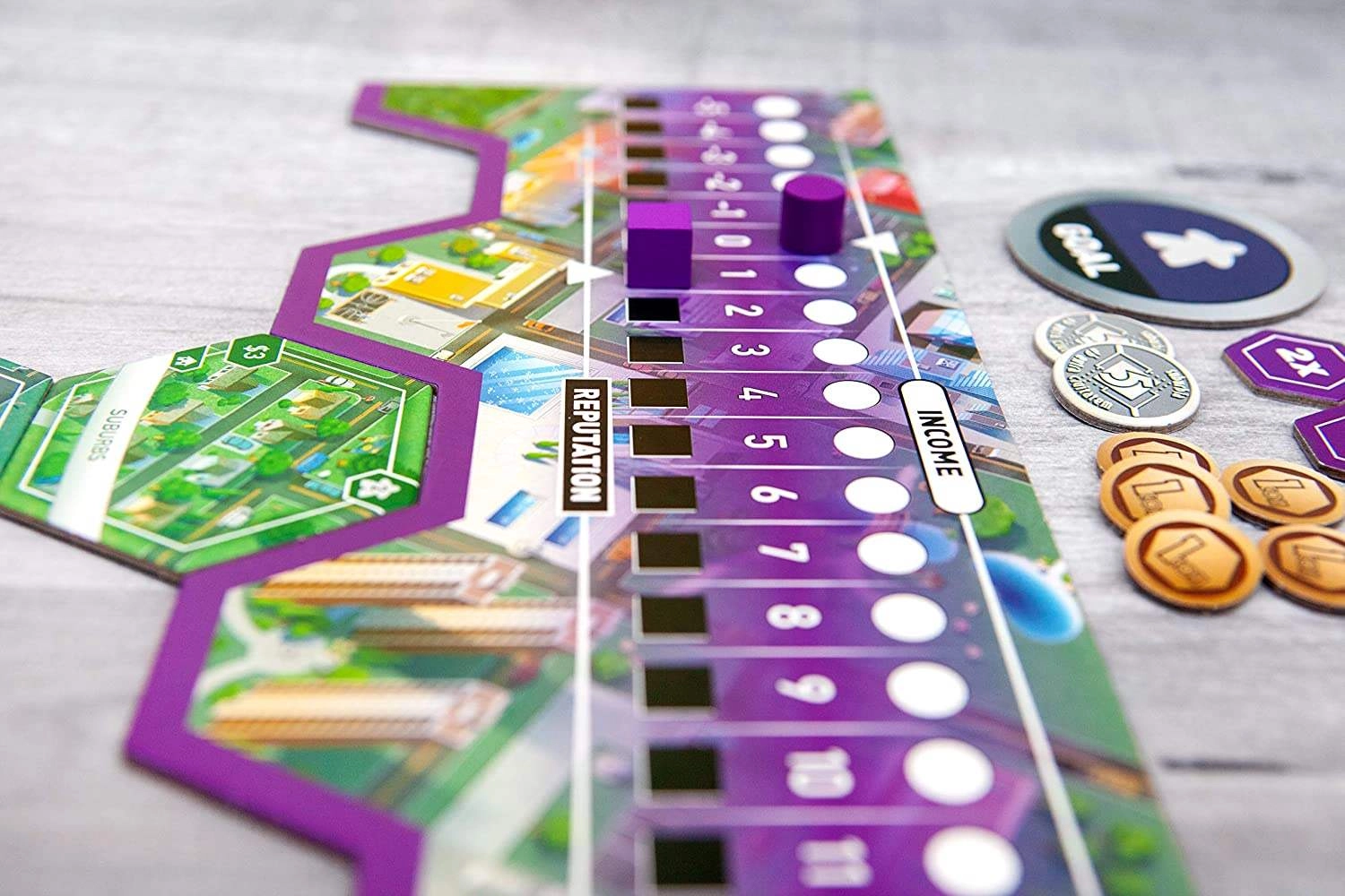 Настольная игра Suburbia 2nd Edition (Субурбія 2-е издание) (EN), для 1-4 гравців, час гри < 60мин. - 5 - KUBIX 
