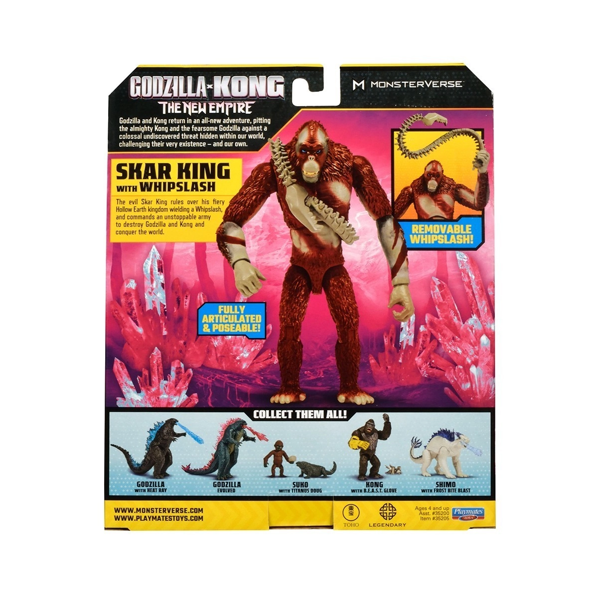 Фигурка GODZILLA X KONG – СКАР КИНГ С ОРУЖИЕМ (15 см), бренду MonsterVerse - 6 - KUBIX 